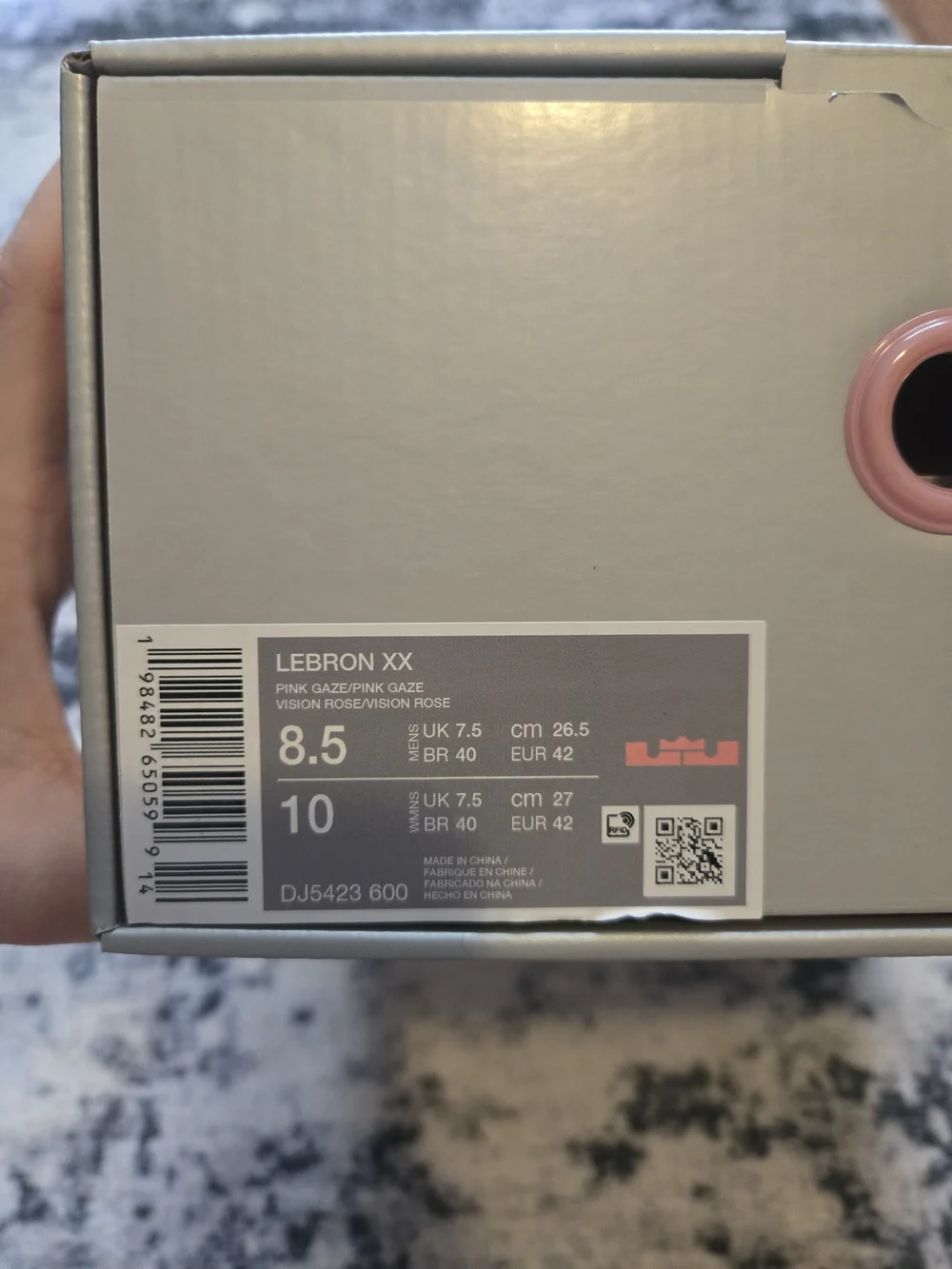 Nike Pink Knit Men's Sneakers